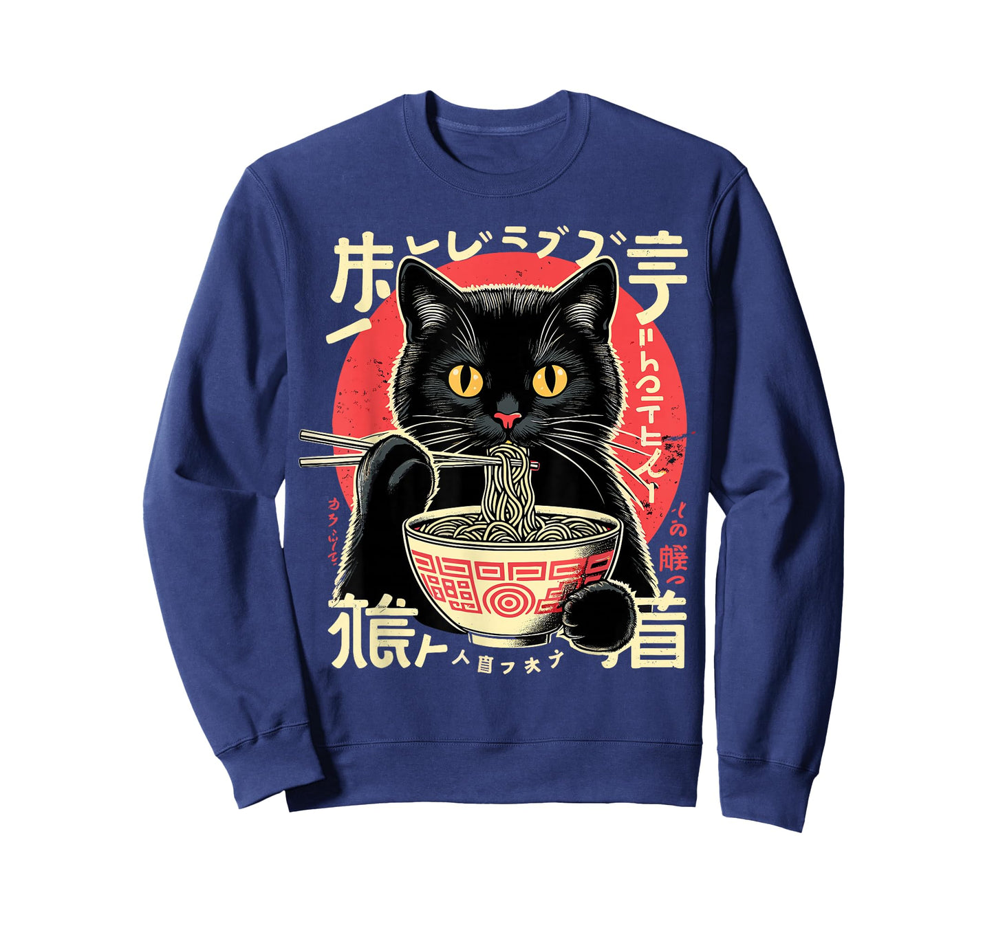 Anime Cat Ramen Japanese Kawaii Cats T-Shirt