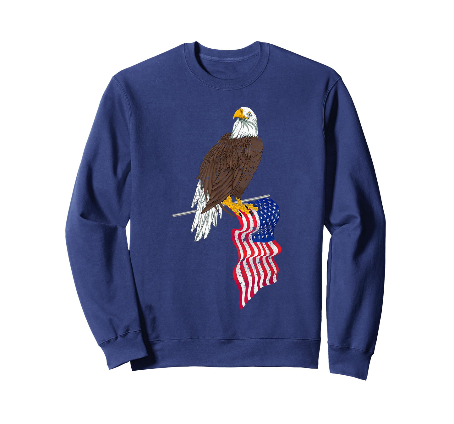 Patriotic US Flag Freedom United States American Bald Eagle T-Shirt