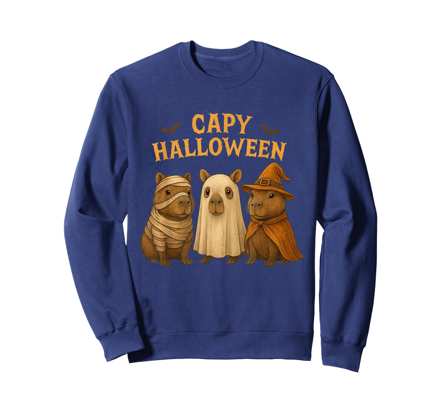 Capy Halloween Boys Girls Cute Capybara Halloween Costume T-Shirt