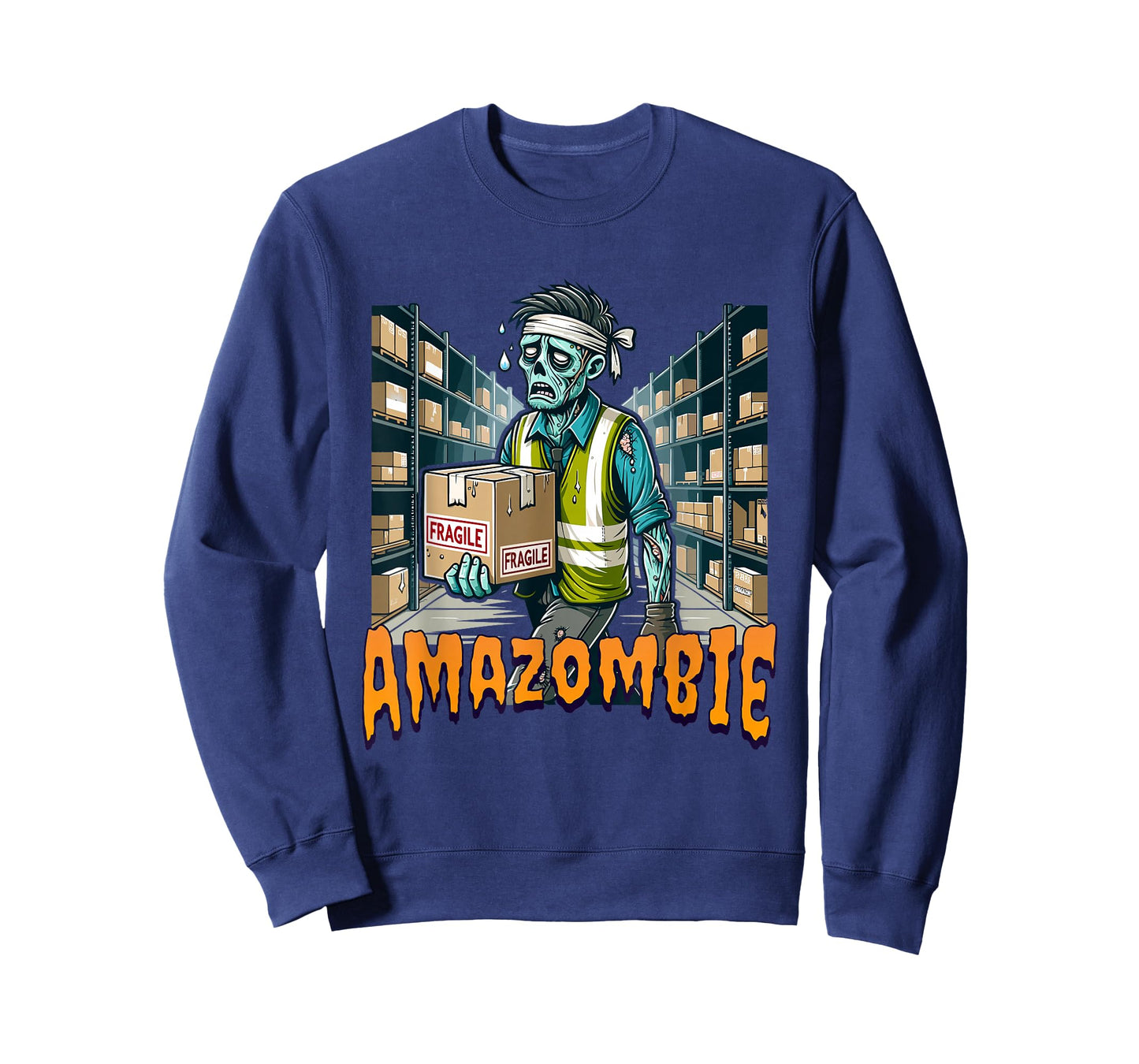 Zombie Coworker Swagazon Associate AmaZombie T-Shirt