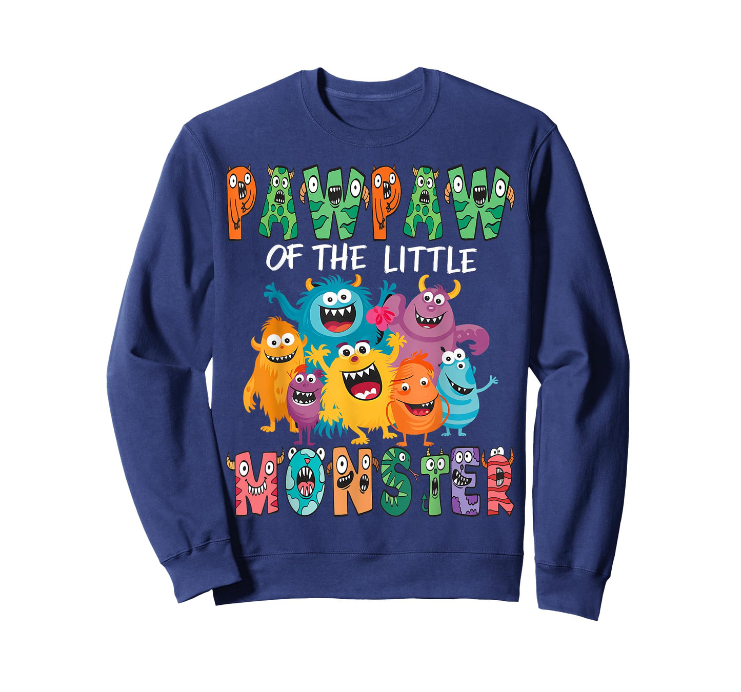 Pawpaw Of The Little Monster Kids 1St Birthday Party T-Shirt