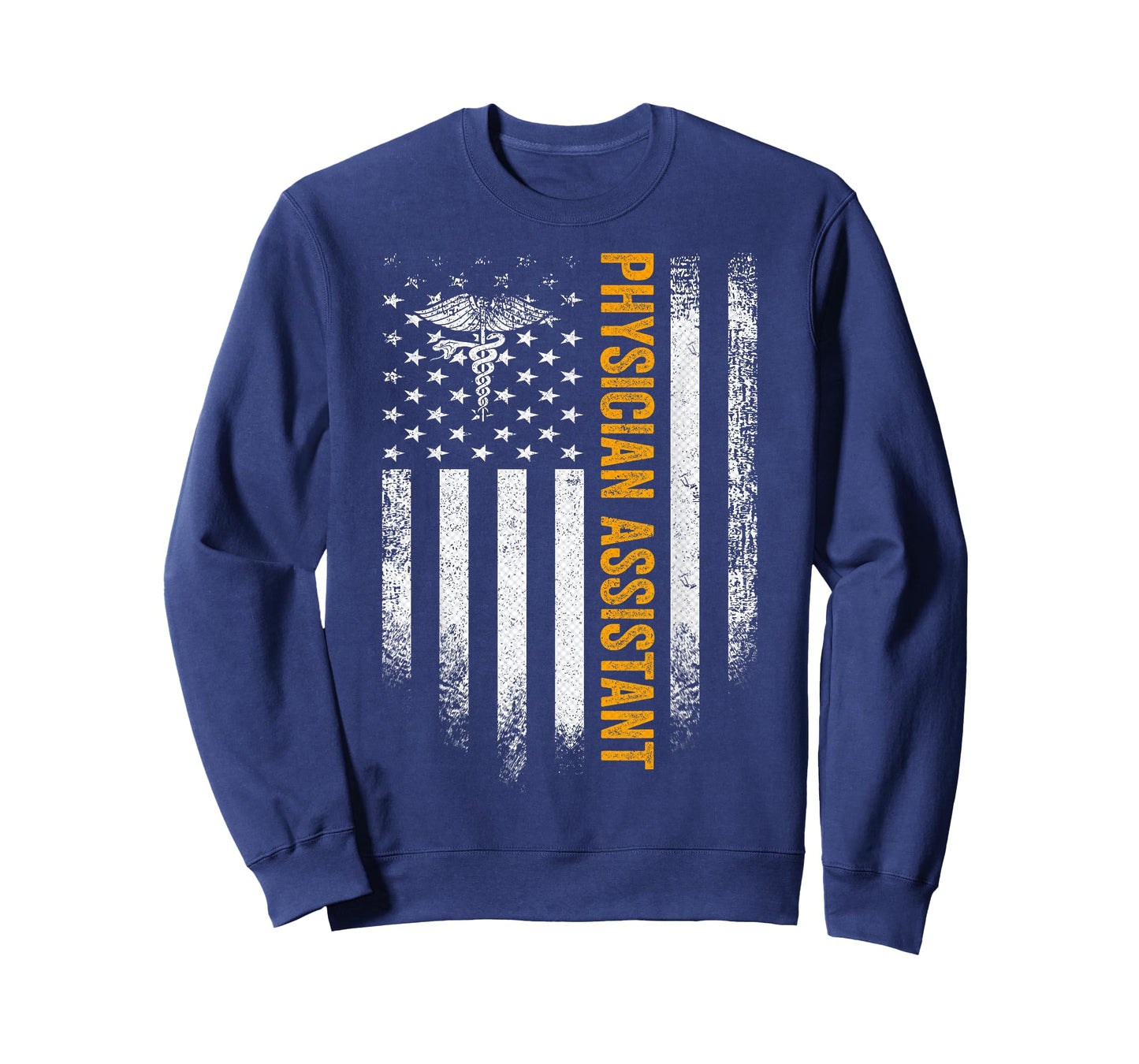 Vintage USA Physician Assistant American Flag T-Shirt