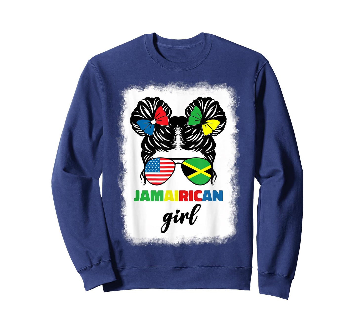 Half American Jamaican America Jamaica Flag Kids Jamairican T-Shirt