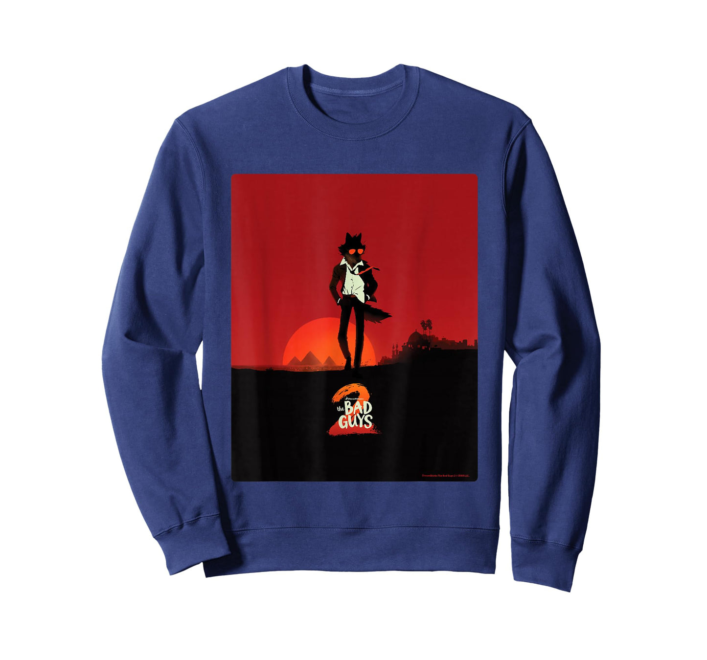 DreamWorks The Bad Guys 2 Mr. Wolf Poster Style T-Shirt