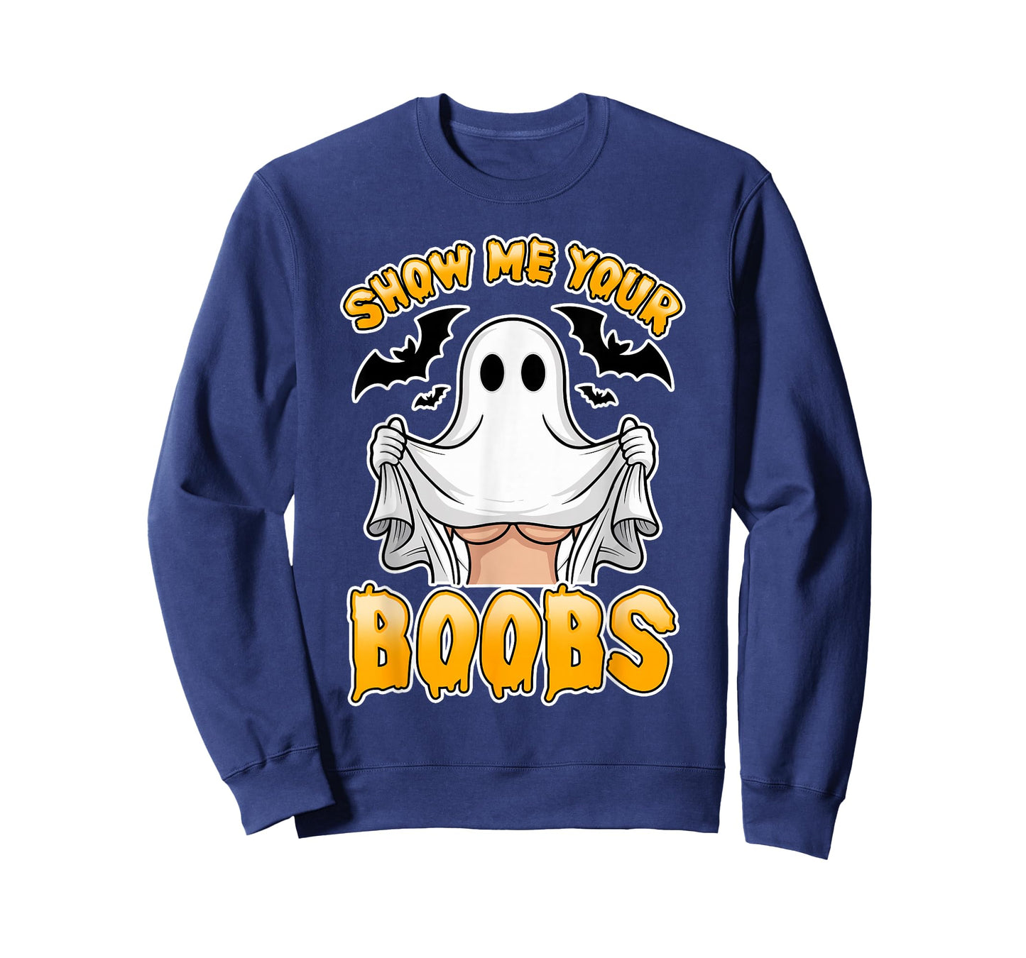 Ghost Costume Funny Show Me Your Boobs T-Shirt