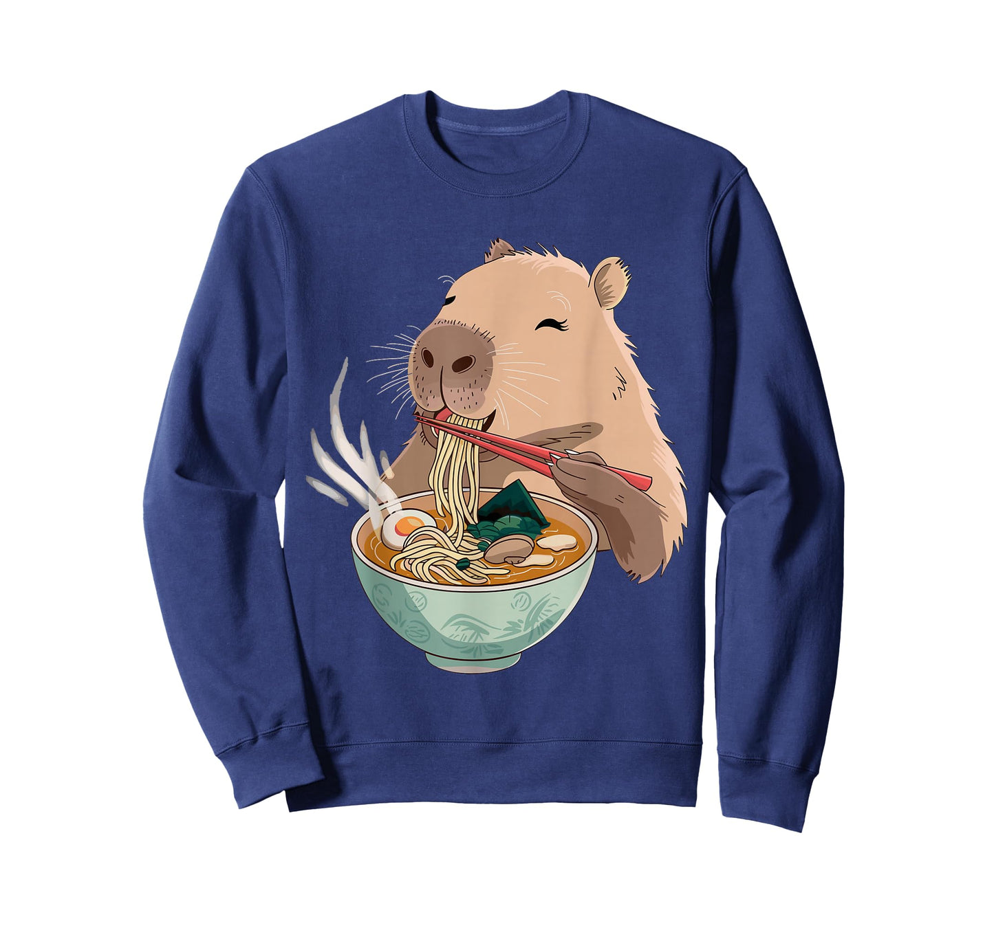 Kawaii Capybara Eating Japanese Ramen Men Women Girls Kids T-Shirt