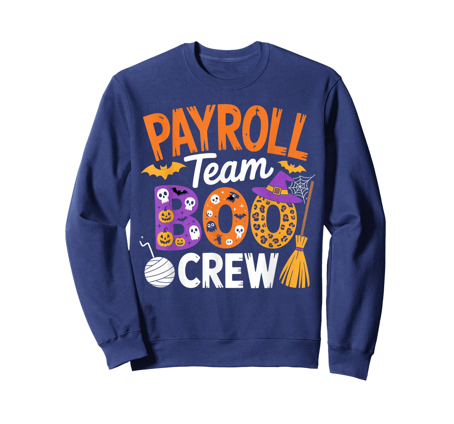 Payroll Team Boo Crew Halloween Matching Spooky Outfit T-Shirt