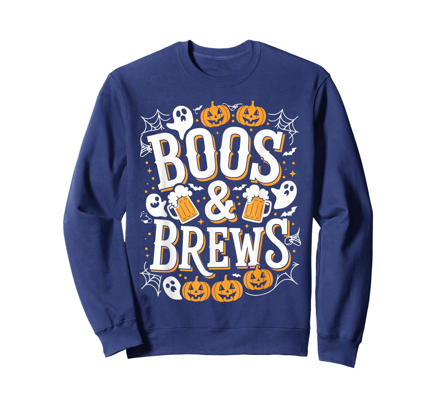 Boos & Brews Halloween Party Beer & Ghost Scary Spooky T-Shirt
