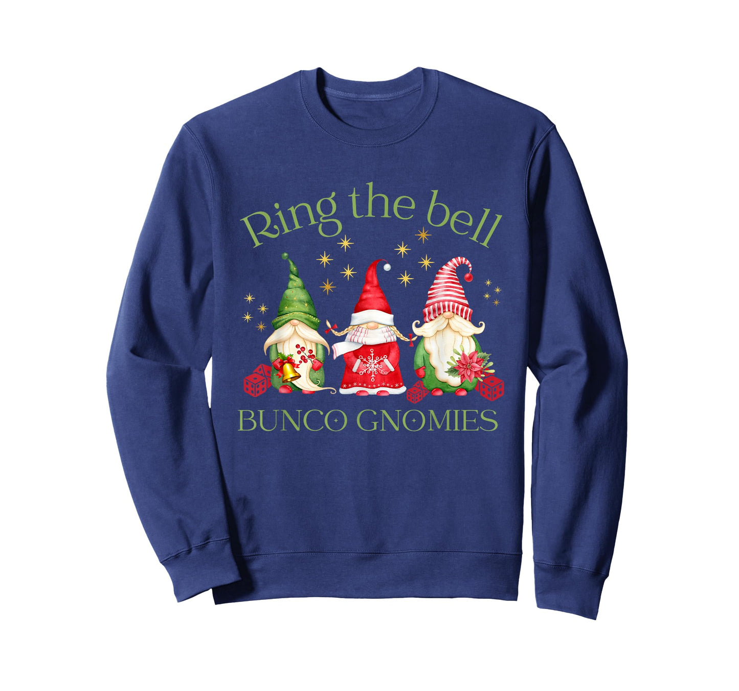 Ring the Bell Bunco Gnomies Bunco Christmas Gnomes T-Shirt