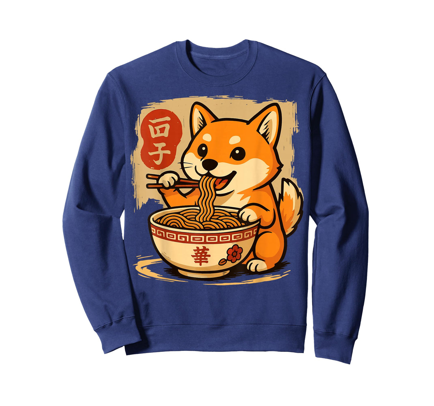 Anime Shiba Inu Eating Ramen Japanese Ramen Japan T-Shirt