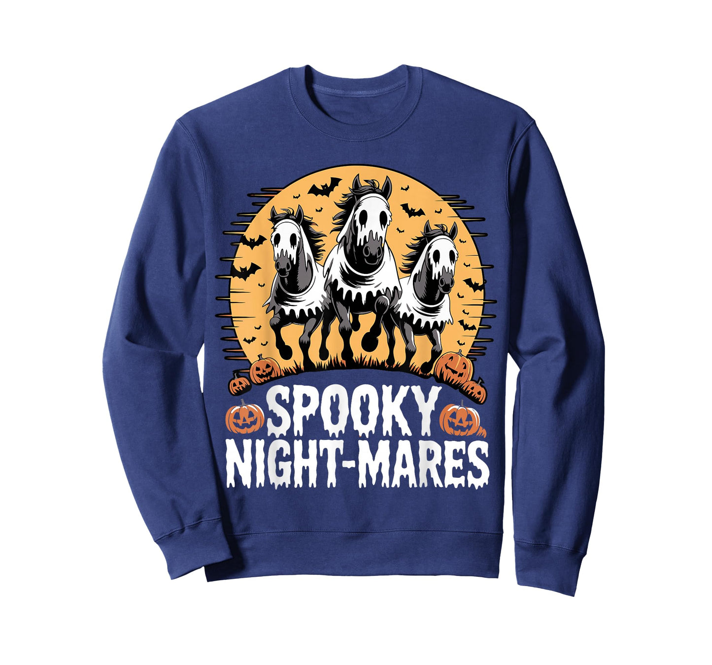 Spooky Night-Mares Halloween Ghost Horse Lover T-Shirt
