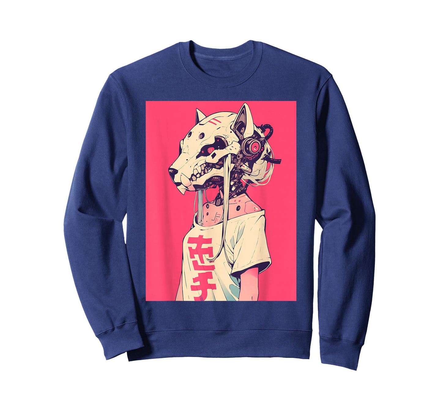 Anime Manga Cyberpunk Aesthetic Techwear Harajuku Cat Girl T-Shirt
