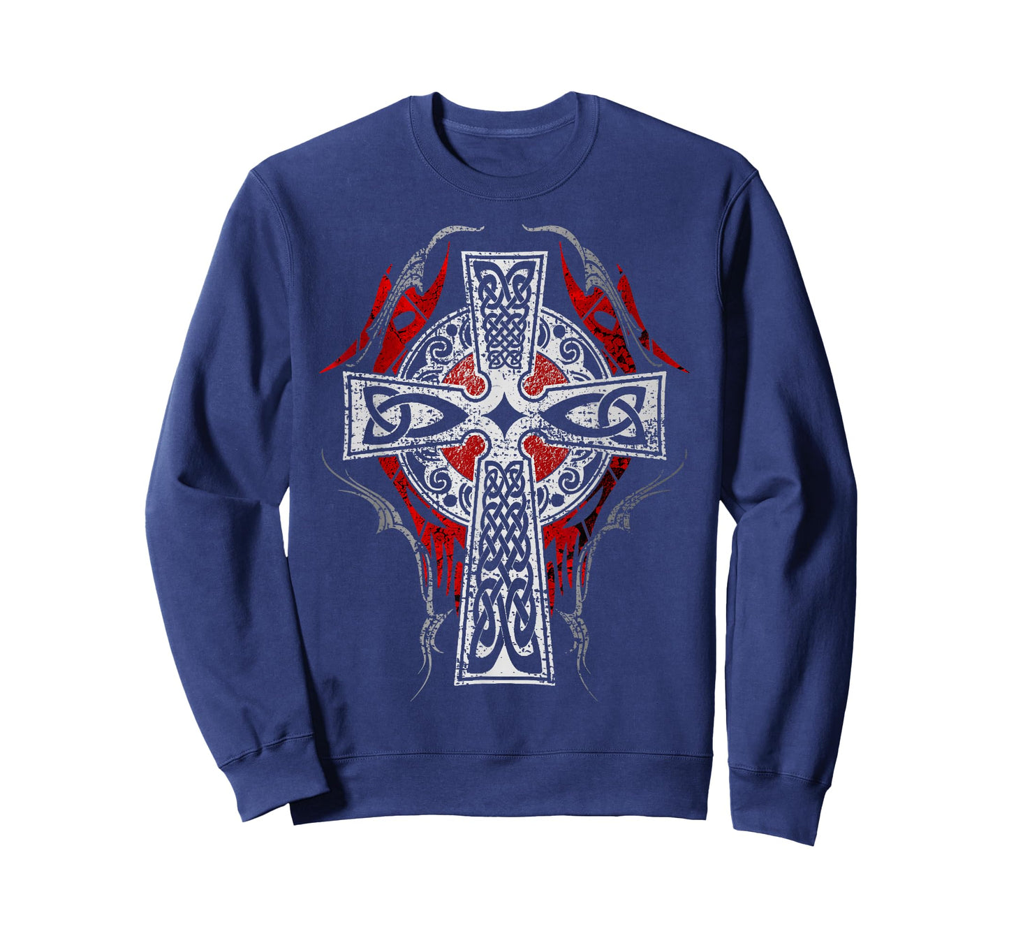 Fenrir The Norse Wolf Shirts Cross Celtic Vintage Norse Tribal T-Shirt