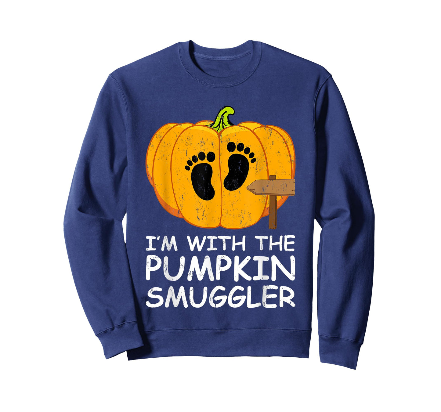 I'm With The Pumpkin Smuggler Costume Halloween T-Shirt
