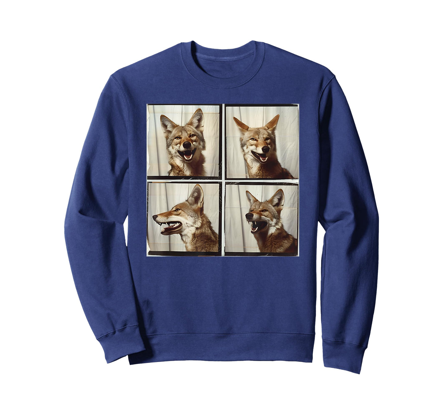 Cool Coyote Wolf Funny Animal Photobooth Smiling Coyote T-Shirt