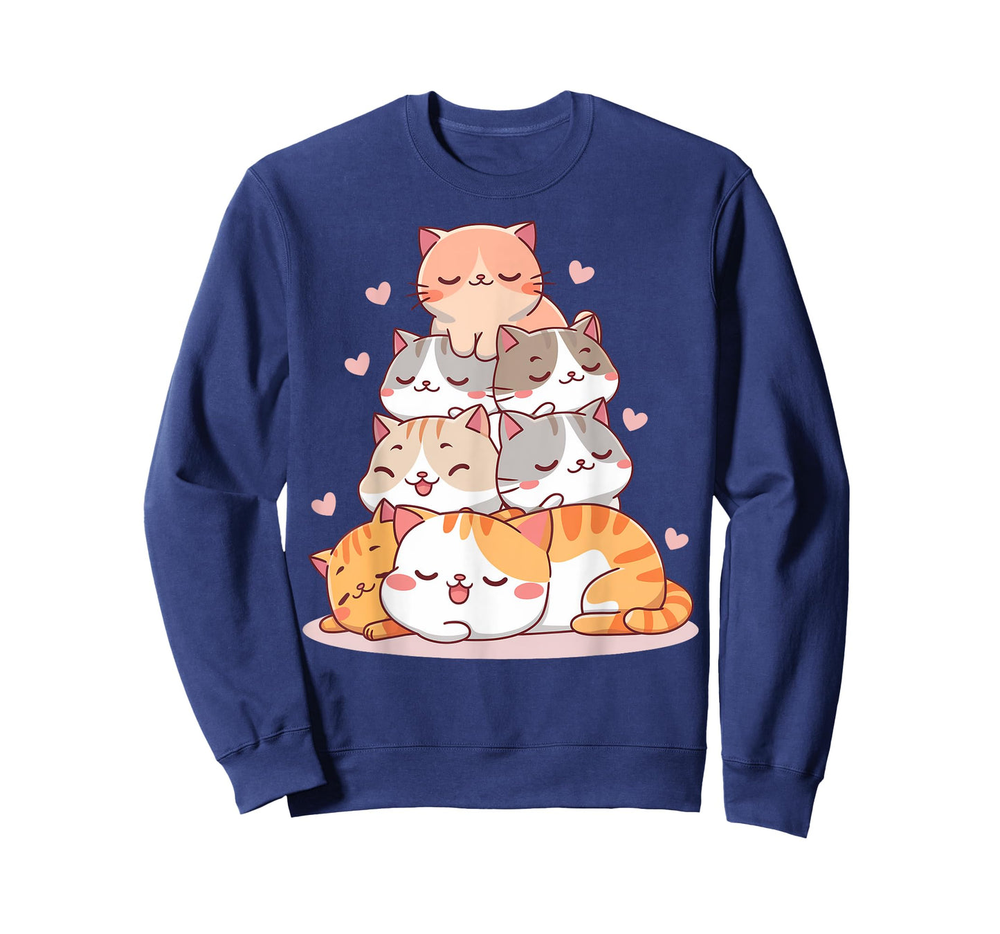 Cat Cute Kitty Anime Kawaii Gifts For Men Women Cat Lover T-Shirt