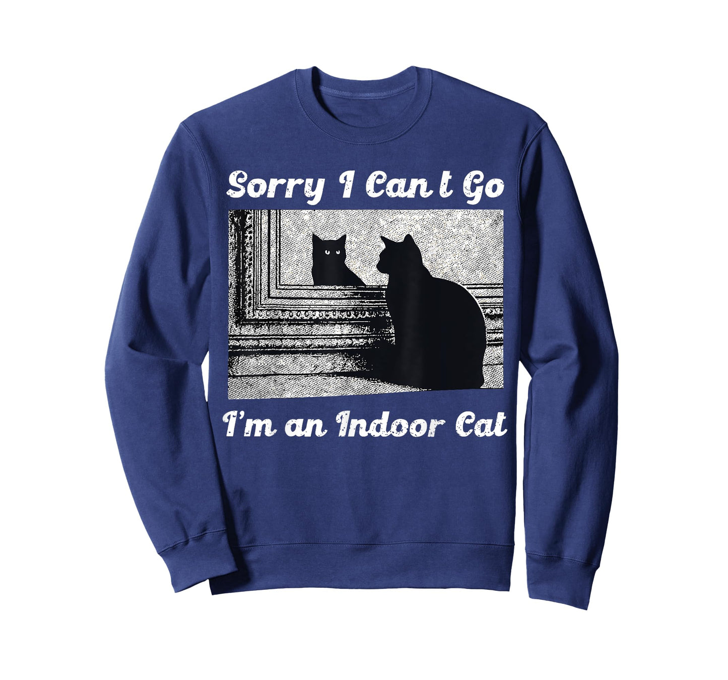 Sorry I Can’t Go I’m an Indoor Cat Funny Indoor Kitten T-Shirt
