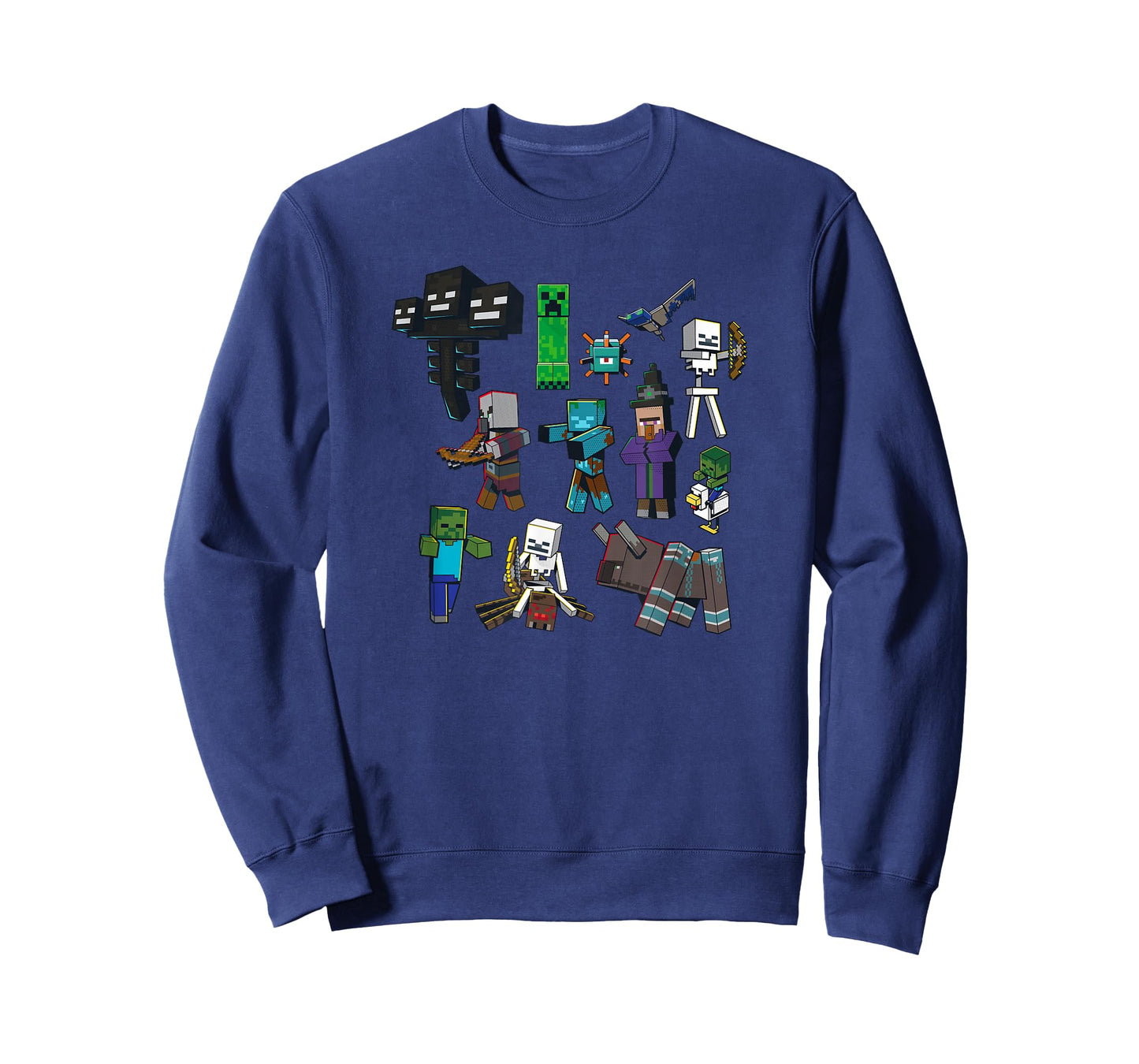 Minecraft Hostile Mobs Grid Poster T-Shirt