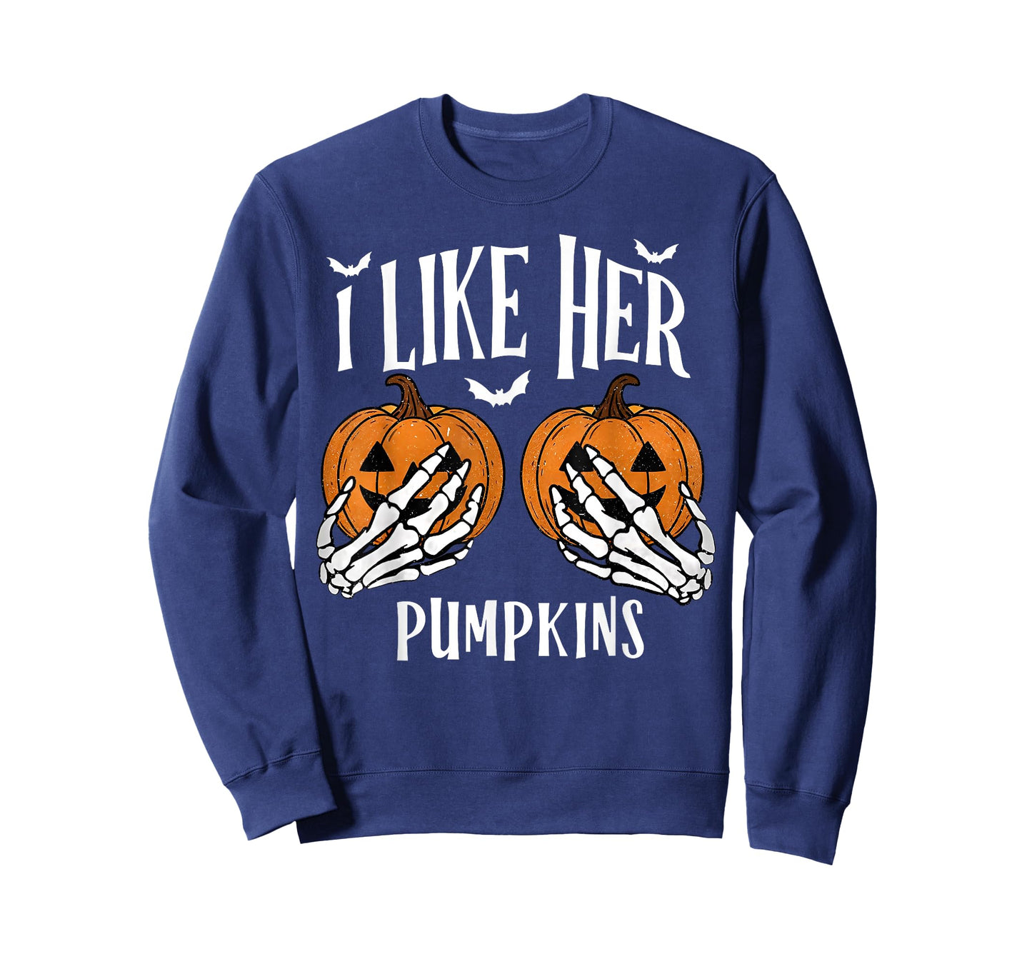 I Like Her Pumpkins I Like His Broomstick Halloween Couples T-Shirt