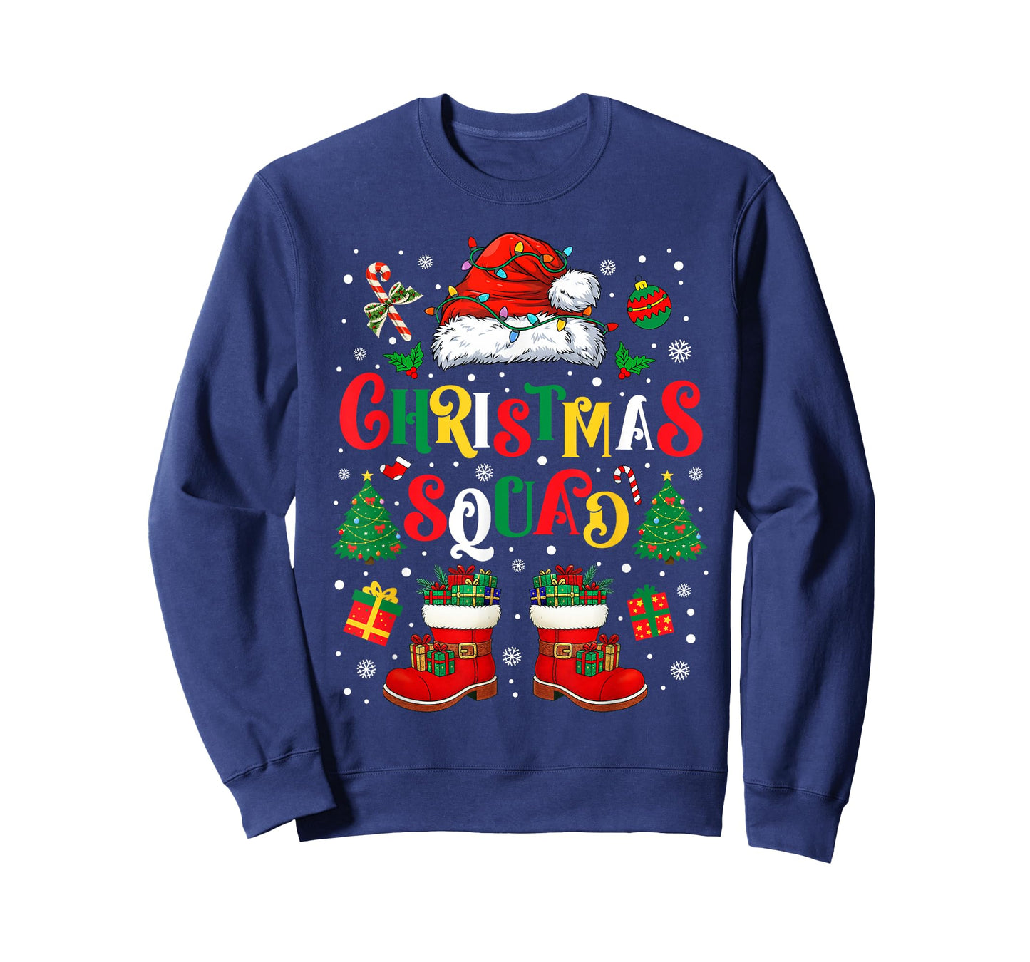 Christmas Squad Xmas PJ Christmas Pajamas Family Kids Friend T-Shirt
