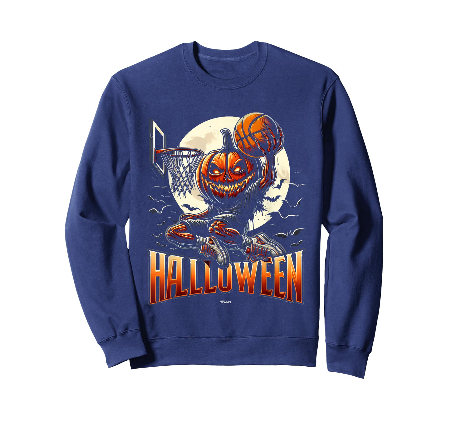 HALLOWEEN BASKETBALL SCARY PUMPKIN MOONLIGHT SLAM T-Shirt