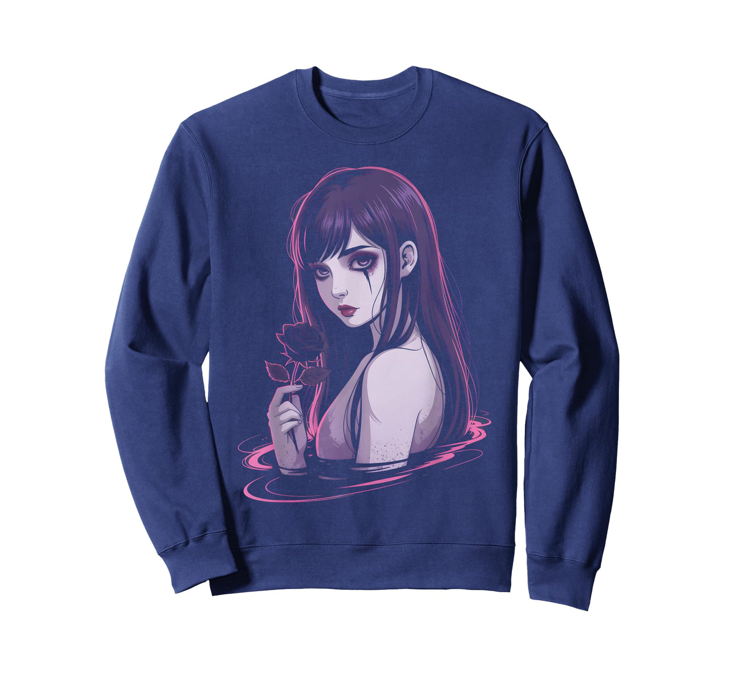 Horror Anime Manga Japanese Creepy Kawaii Goth Grunge Waifu T-Shirt