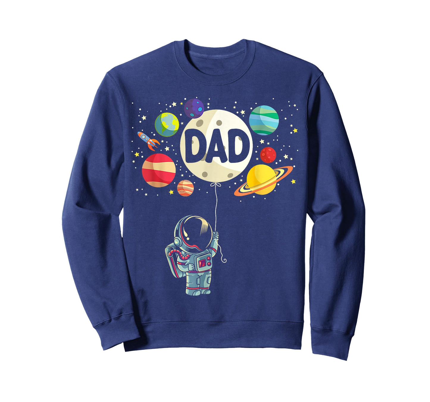 Dad of The Birthday Boy Space Astronaut 1st Birthday Family T-Shirt