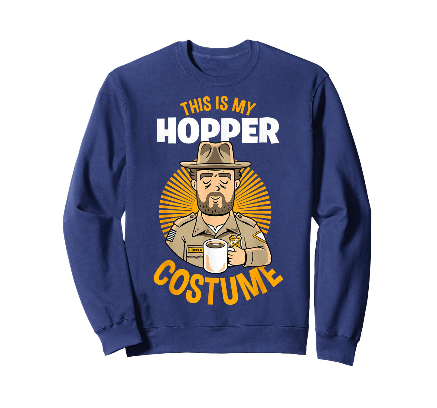 Stranger Things Halloween This Is My Hopper Costume T-Shirt