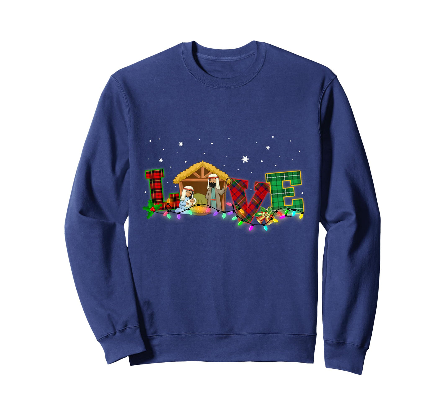 Happy Christmas Love Nativity Laurie Furnell Xmas T-Shirt