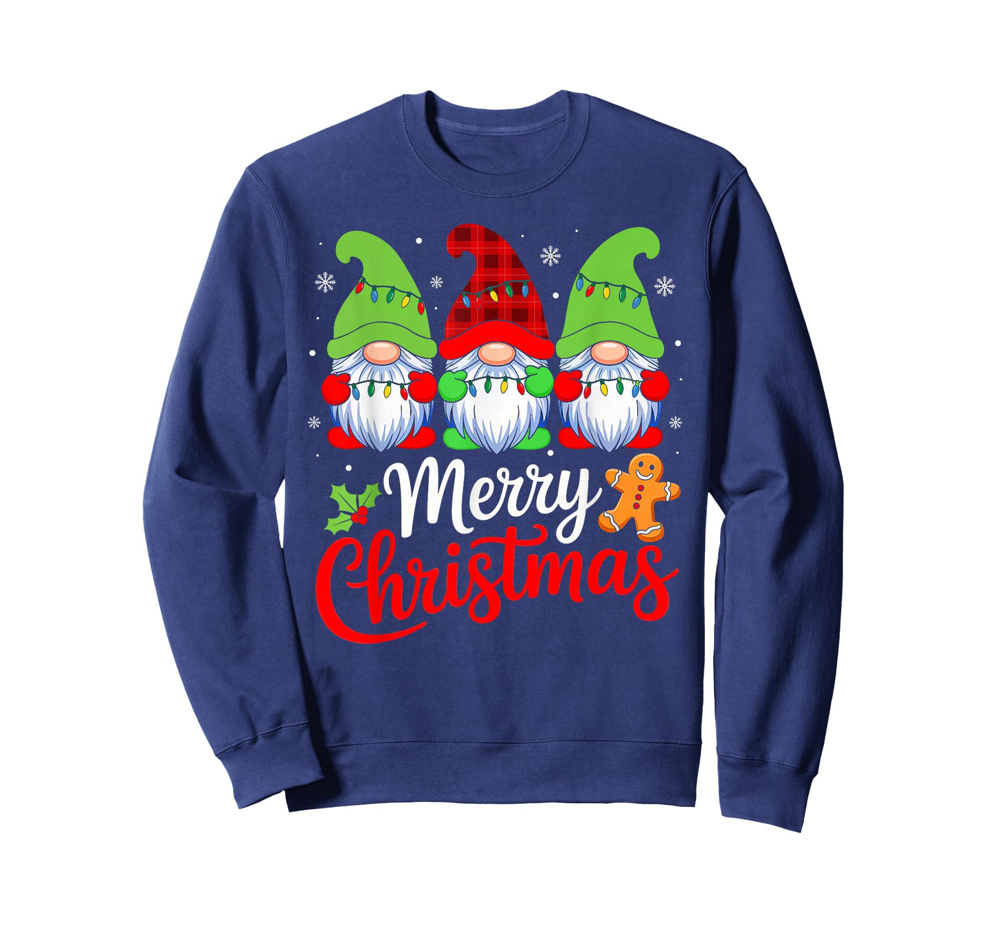 Merry Christmas Gnome Shirt Funny Xmas Pajamas Men Women T-Shirt