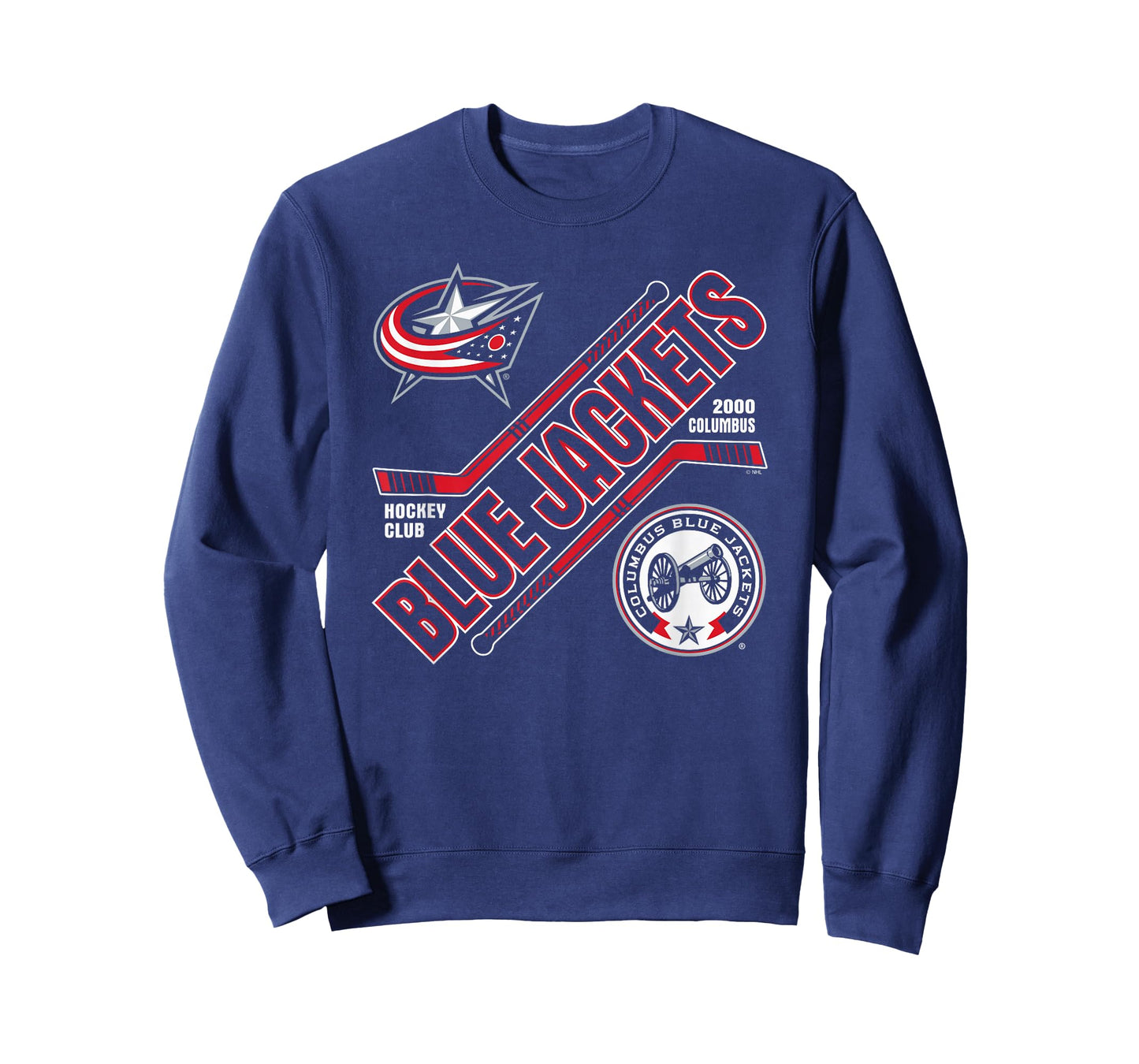 Columbus Blue Jackets Force Navy Officially Licensed T-Shirt