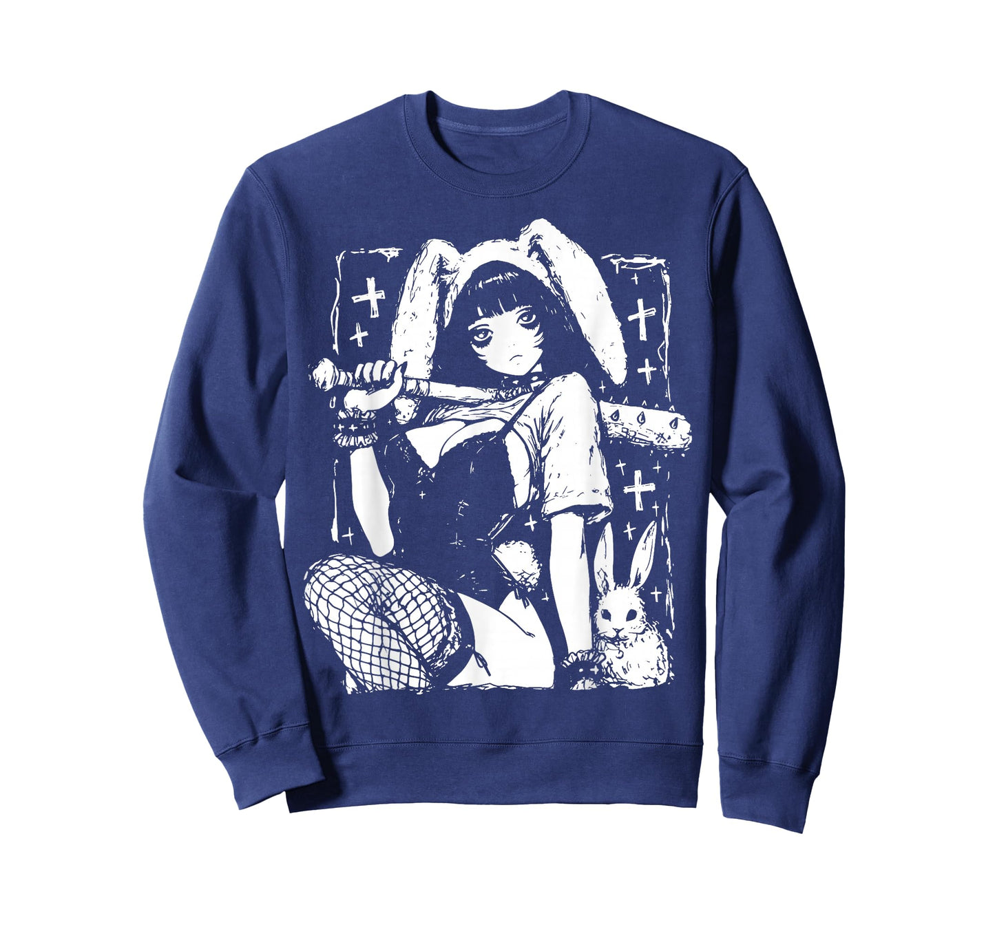 Creepy Horror Bunny Girl Anime Manga Alt Kawaii Harajuku T-Shirt