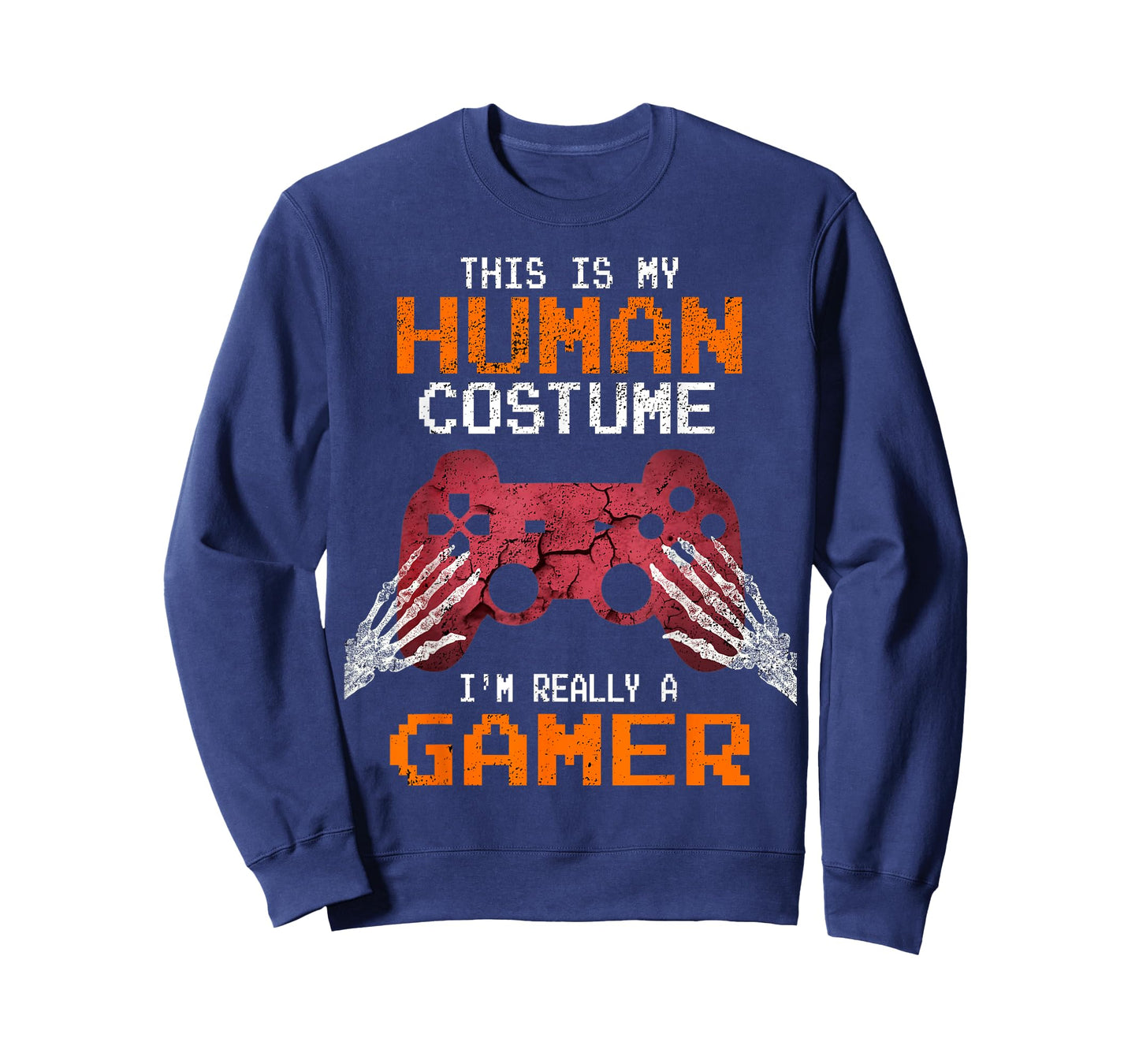 Halloween Gamer Video Games Human Costume Boys Teens T-Shirt
