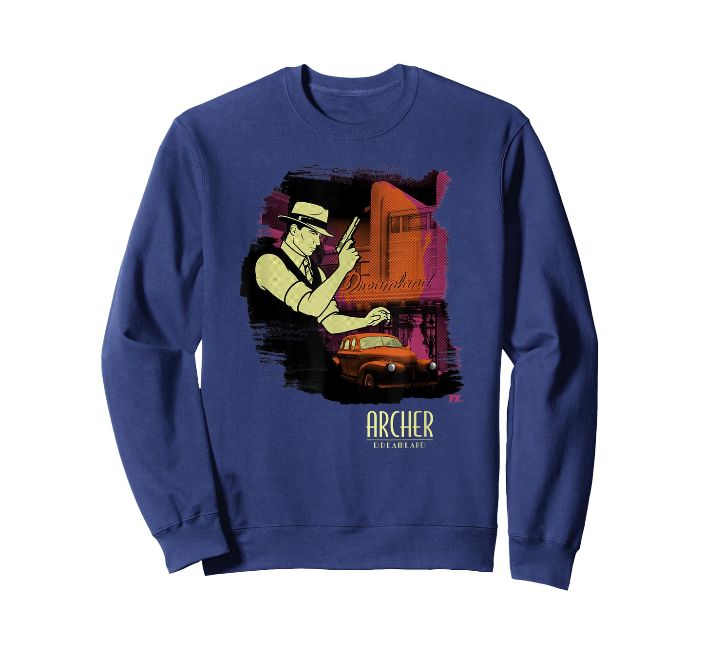 Archer Dreamland Film Noir Vintage Inspired Cartoon T-Shirt