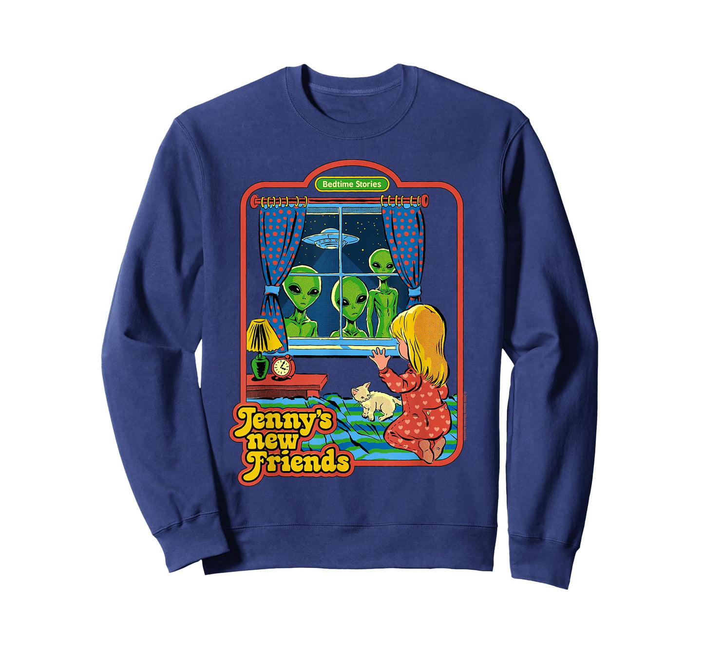 Jenny's New Friends UFO Alien Retro Funny Adult Humor T-Shirt