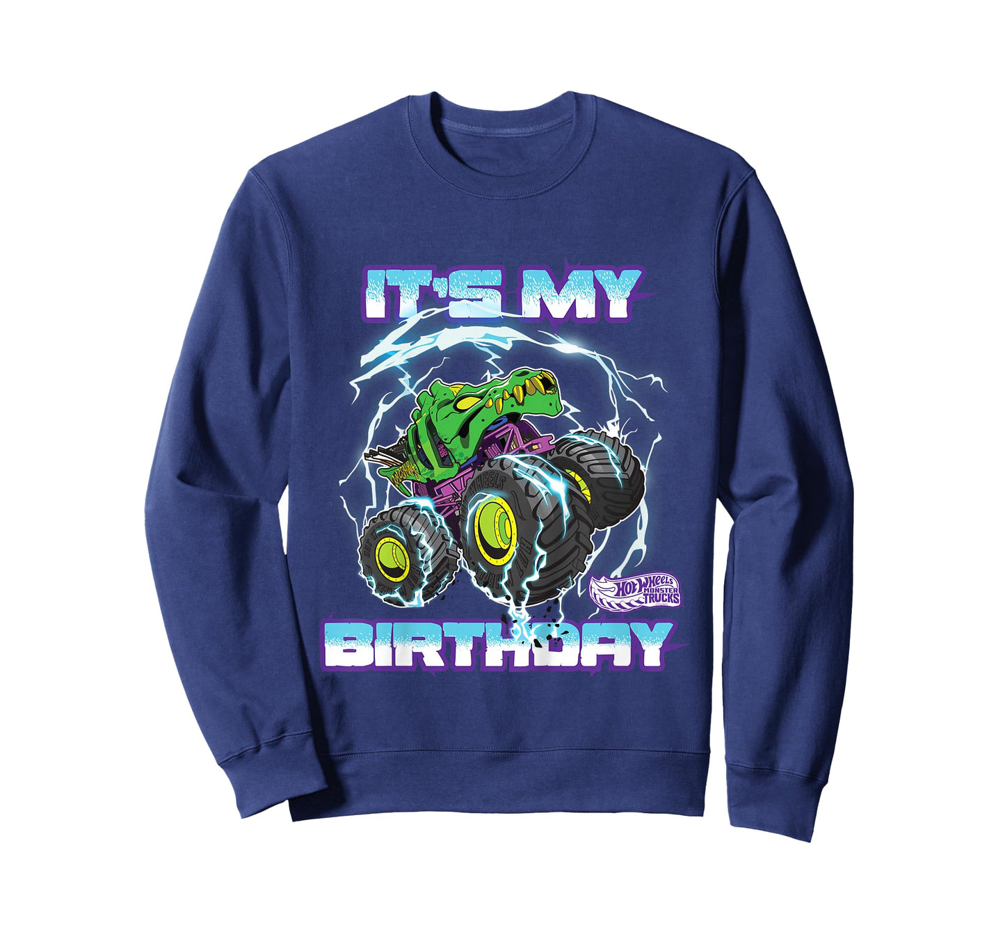 Kids Hot Wheels Monster Trucks - It's My Birthday Epic Crushing T-Shirt