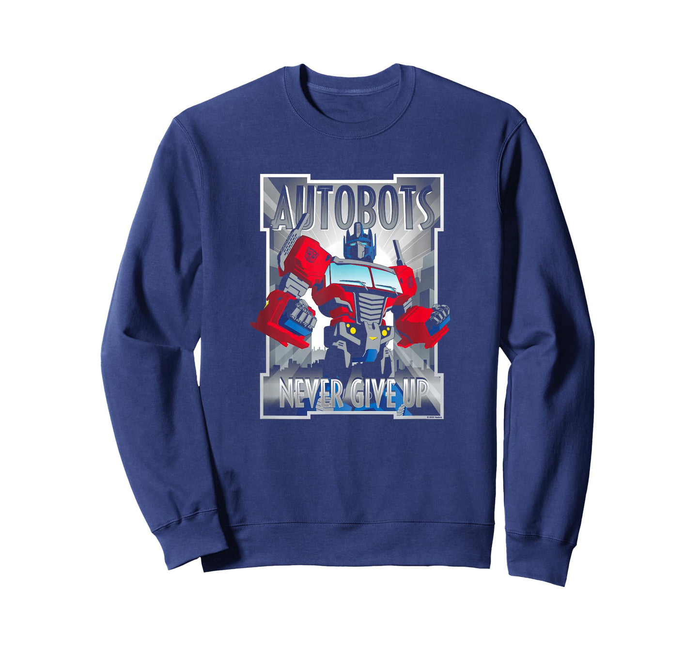 Transformers Optimus Prime Autobots Never Give Up T-Shirt Small