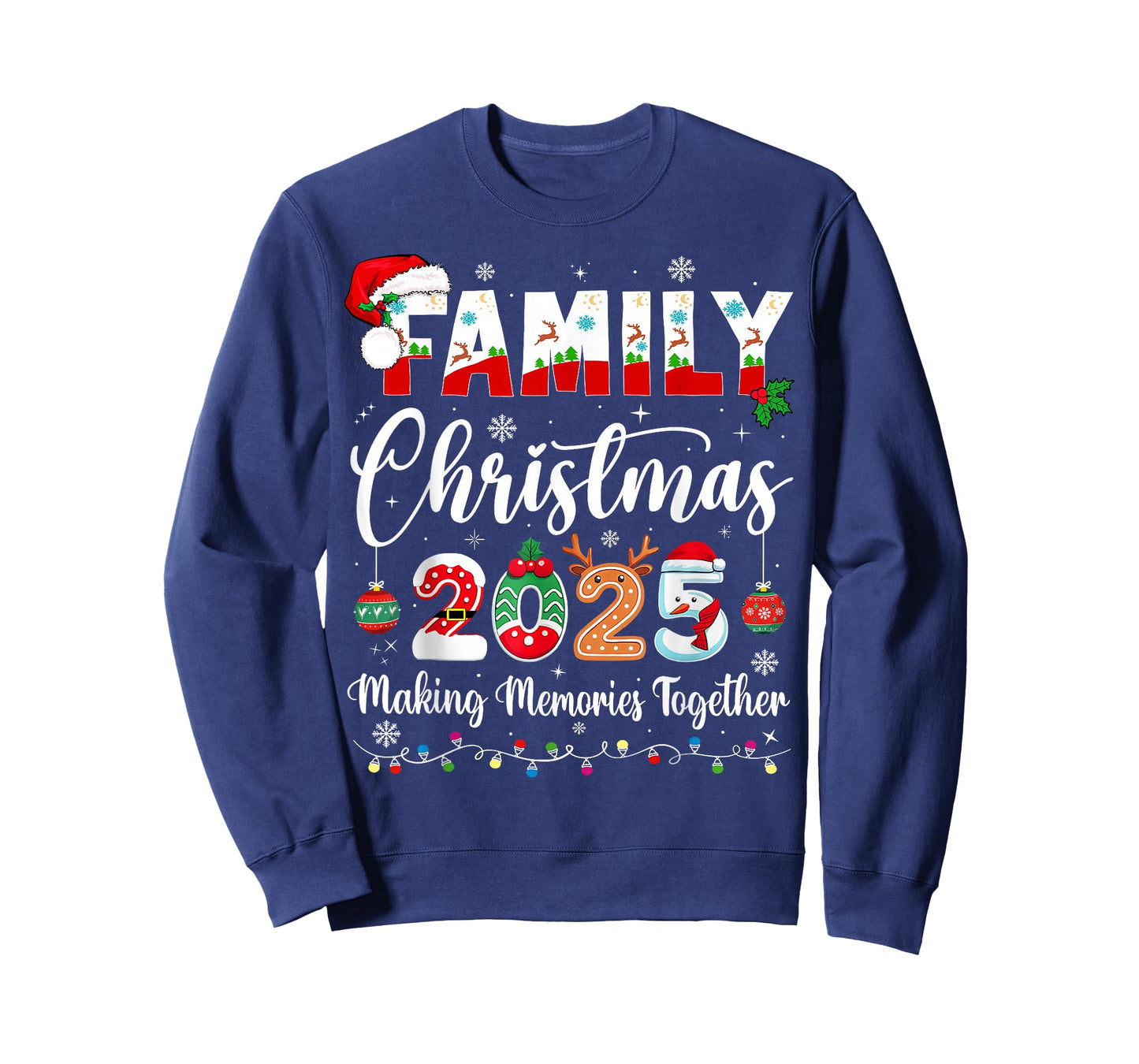 Family Christmas 2025 Making Memories Together Matching T-Shirt