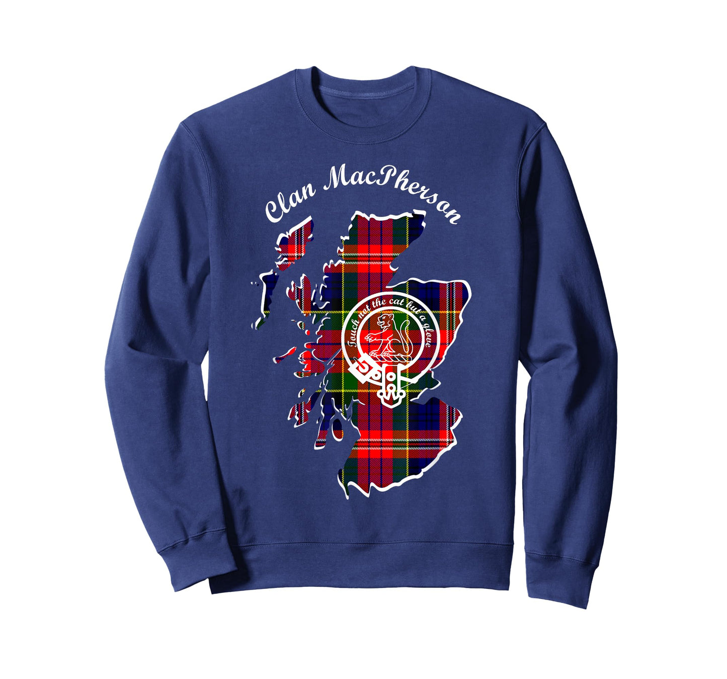 MacPherson surname last name Scottish Clan tartan crest T-Shirt