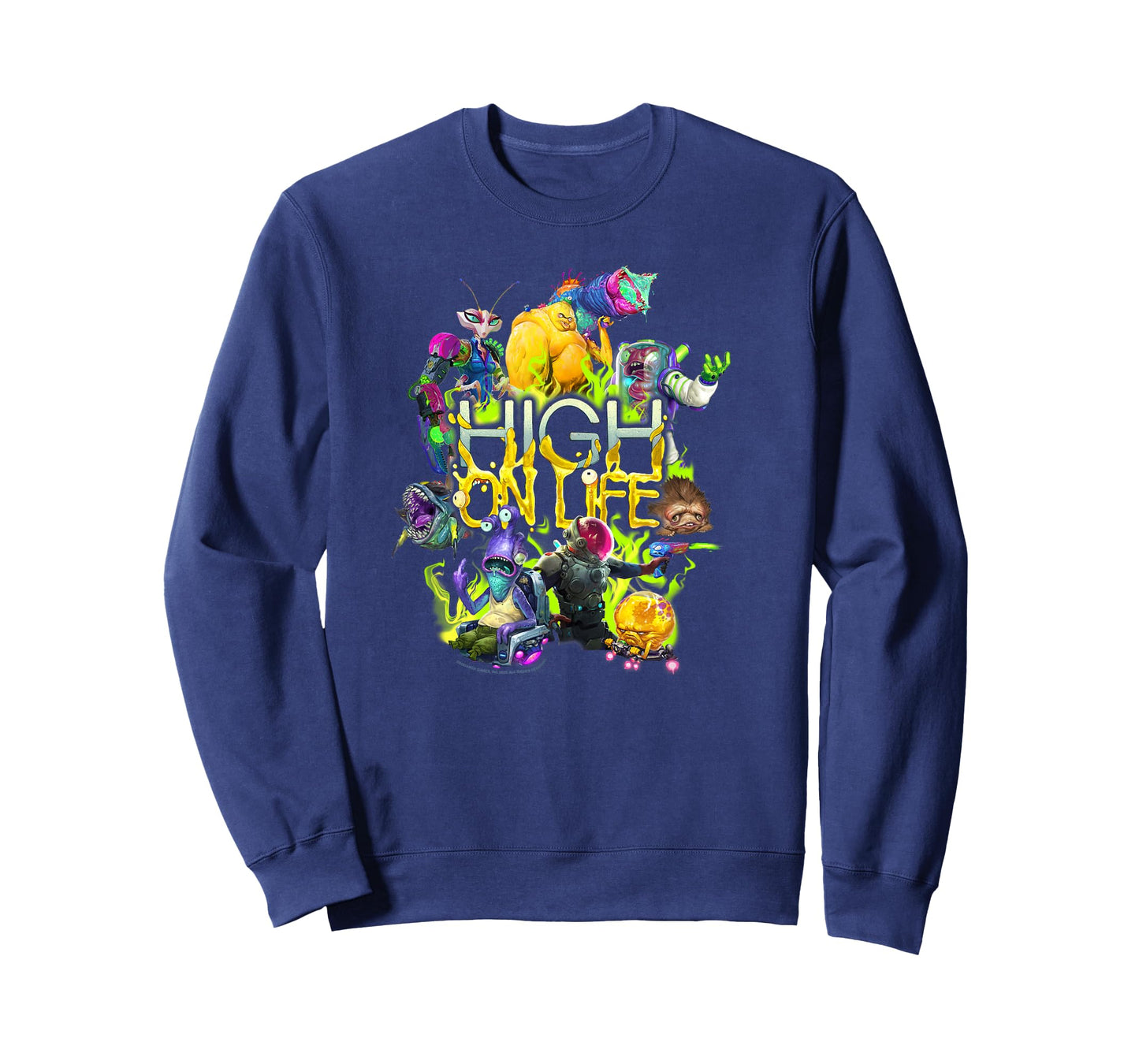 High on Life Character Mashup Group Shot Poster T-Shirt