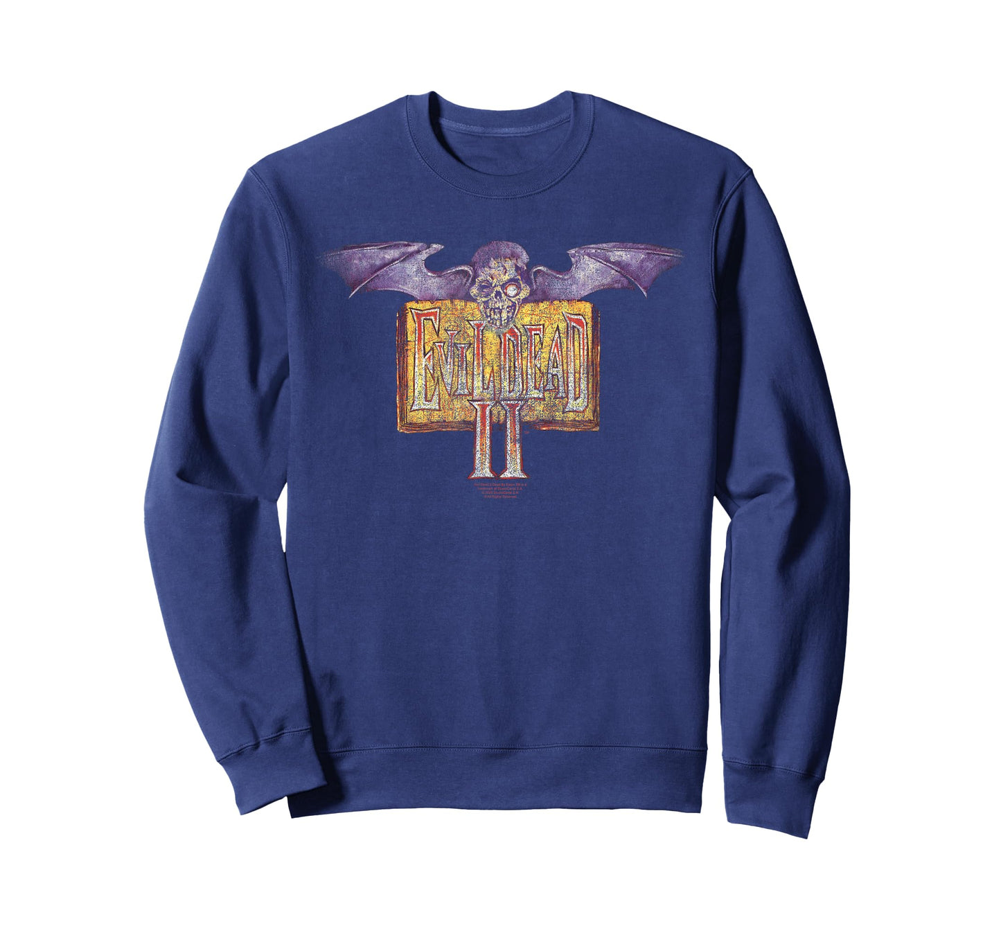 Evil Dead 2 Bat and Book Logo Horror Movie T-Shirt
