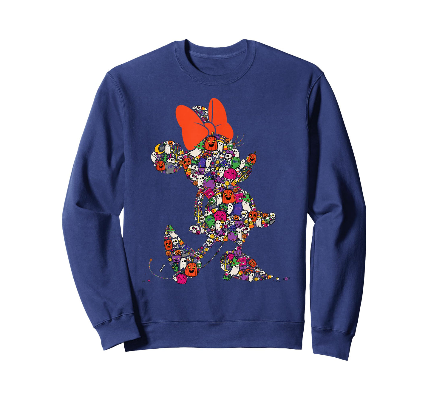 Disney Halloween Minnie Mouse Cute Spooky Silly Silhouette T-Shirt