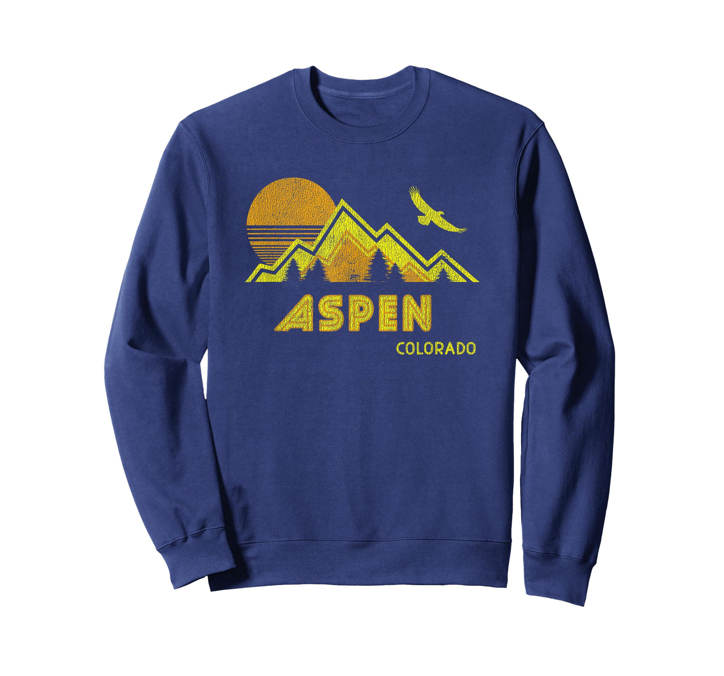Retro Aspen Colorado T-Shirt Distressed Home Tee T-Shirt