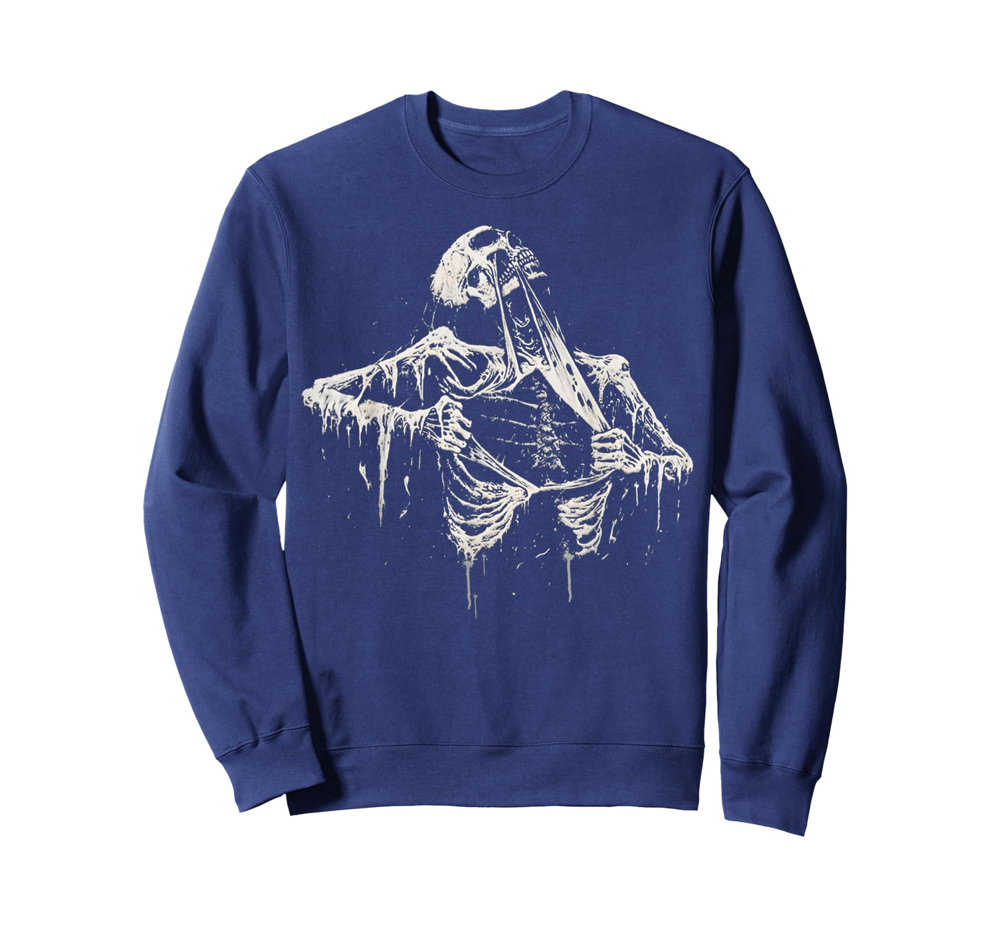 Death Skeleton Ripping Satan Horror Halloween Costume Spooky T-Shirt