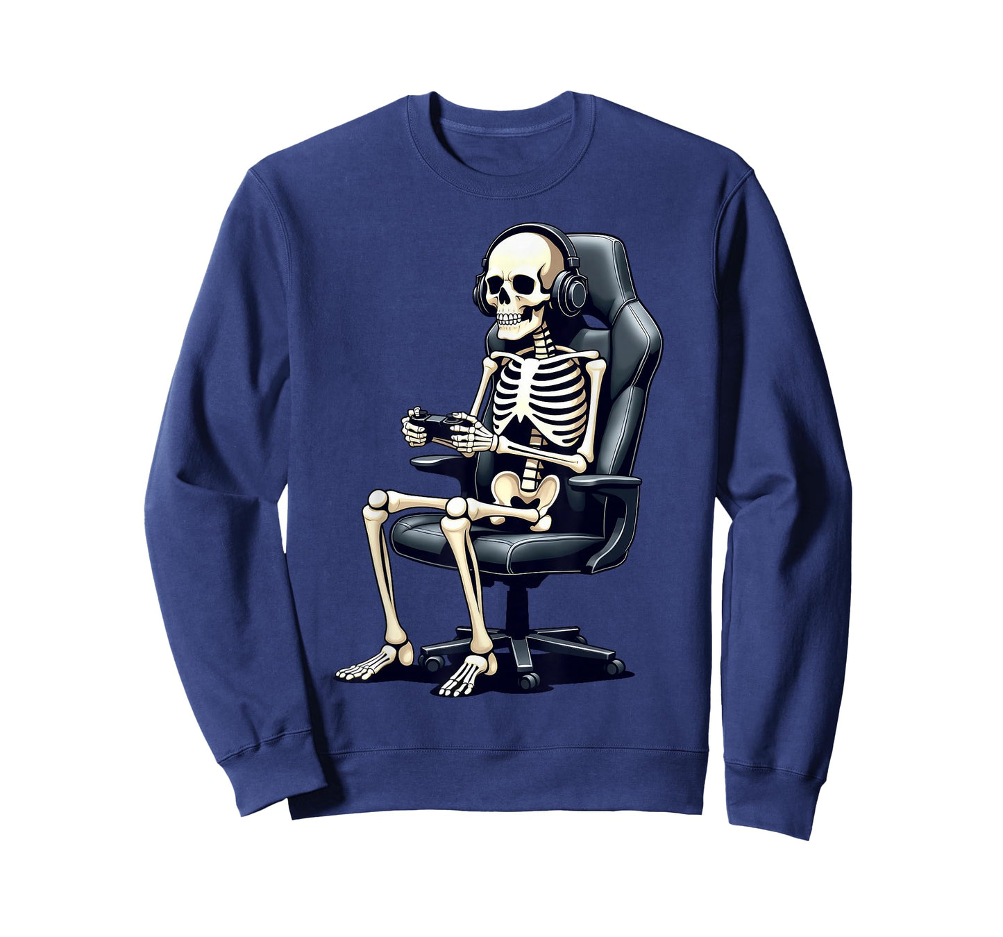Halloween Skeleton Gamer Video Gaming Boys Girls Men Women T-Shirt