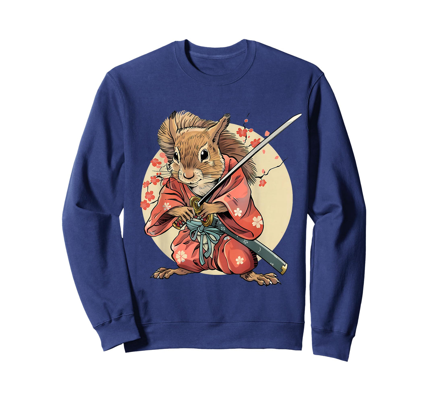 Japanese Warrior Samurai Squirrel Japanese Ninja Squirrel T-Shirt