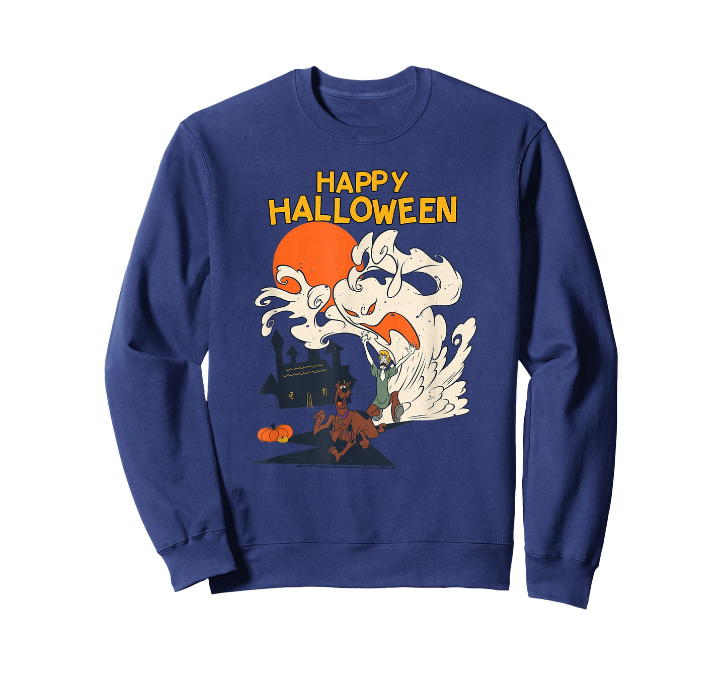 Scooby-Doo Halloween Scooby Shaggy Ghostly Haunt T-Shirt