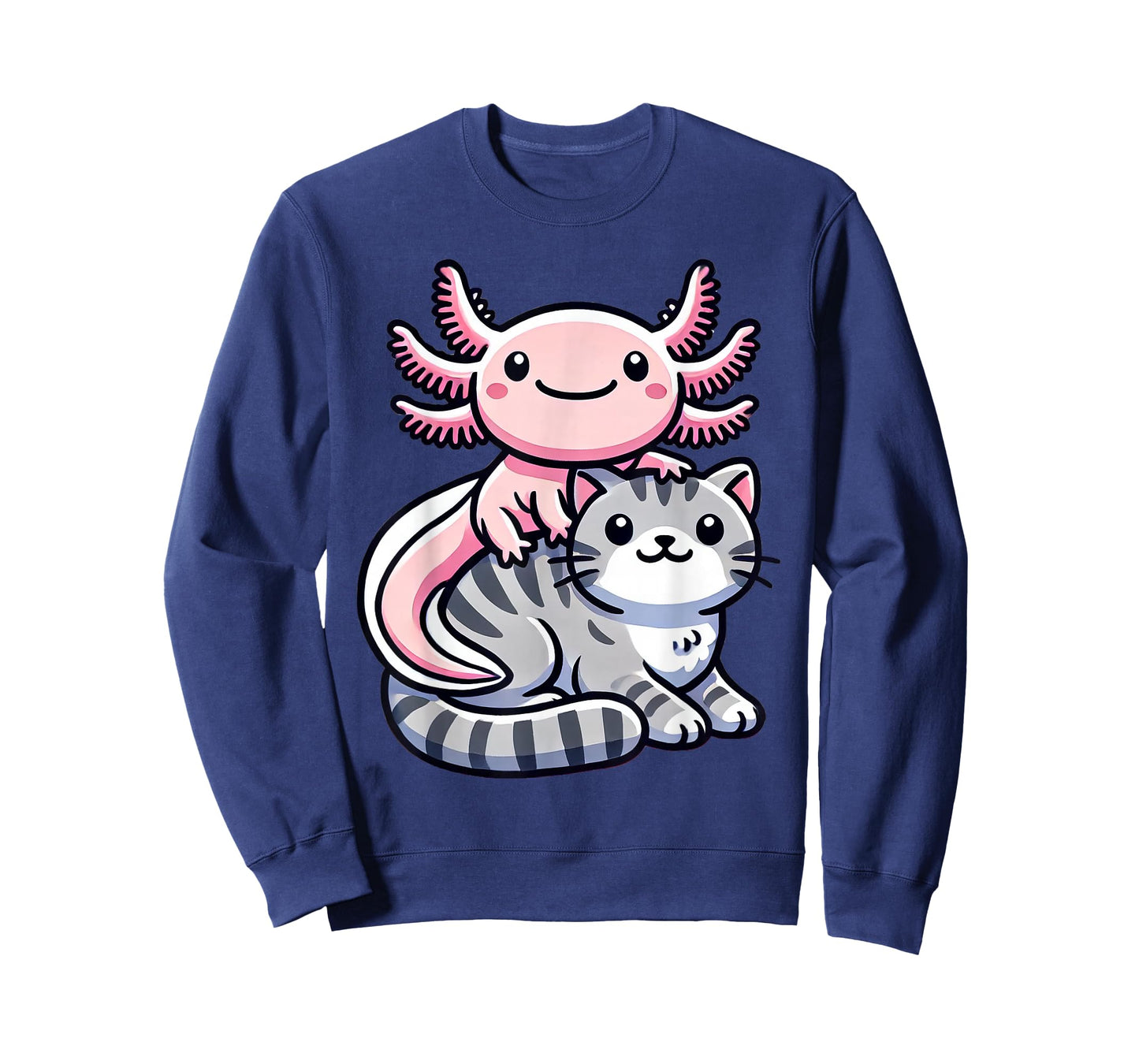 Anime Kawaii Axolotl Cat Kitten T-Shirt