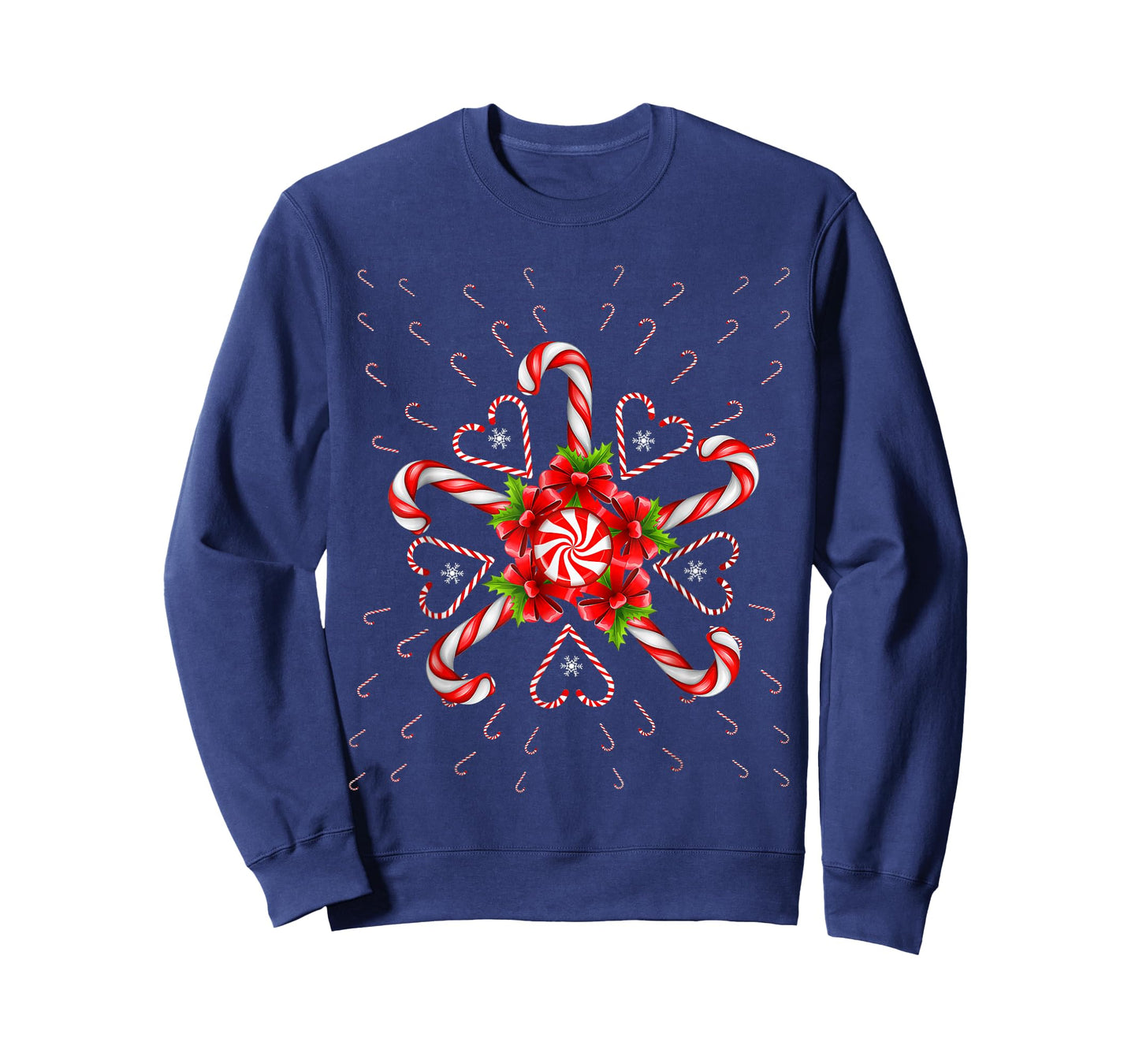 Candy Cane Merry and Bright Red and White Candy Costume T-Shirt