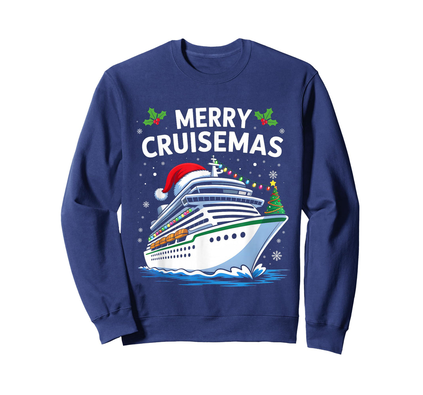 Merry Cruisemas Matching Family Christmas Cruise Xmas Pajama T-Shirt